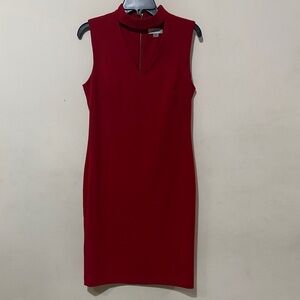 Calvin Klein Rich Red Midi Dress